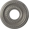 Ekena Millwork Cole Thermoformed PVC Ceiling Medallion Fits Canopies up to 4 1/4-in., Aged Dark Steel CMP10COCST - alternate 1